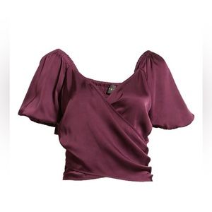 Gorgeous! NWT  Purple Starling crop top by Wildfang. Nordstrom quality!